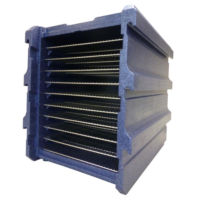 Coffre Isotherme PPE 10 niveaux 40 x 60 BLEU