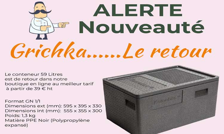 Conteneur Isotherme 59 Litres